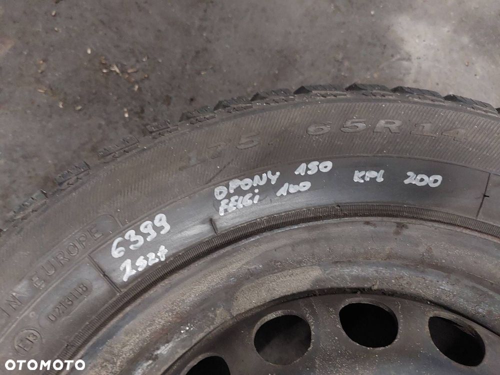 FELGI STALOWE 2 SZT 4x100 5,5Jx14 ET39 FI56,6 OPEL CORSA ASTRA MERIVA - 2