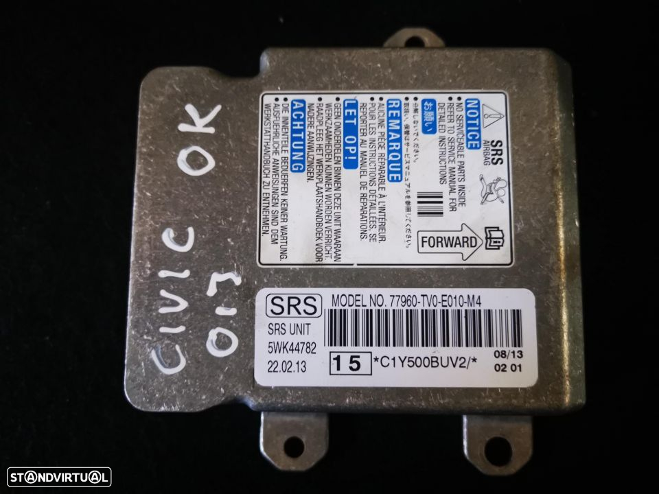 HONDA CIVIC 2013 CONJUNTO DE AIRBAGS CA003 - 2