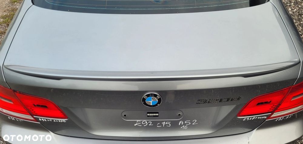 KLAPA BAGAŻNIKA BMW 3 E92 COUPE A52 SPACEGRAU C75 - 1