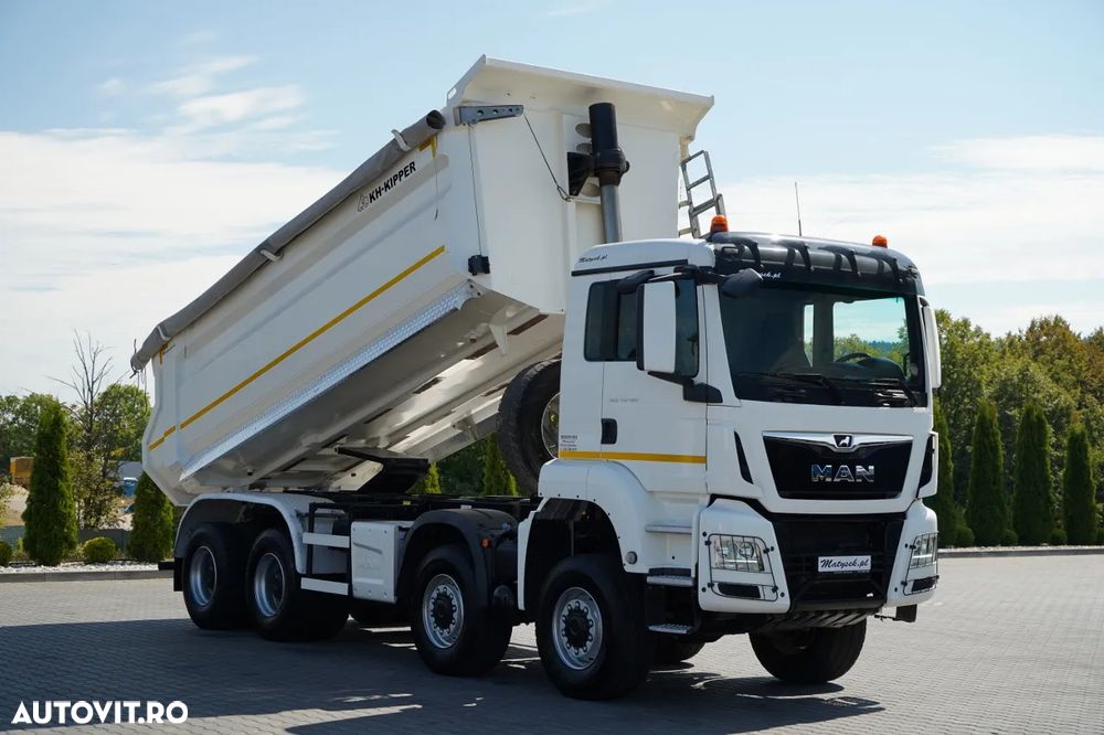 MAN TGS 41.460 / 8x8 / BASCULANTE SPATE / MANUAL / KH-KIPPER / EURO 6 / 2019 / CONTRACTUL DE SERVICE - 1