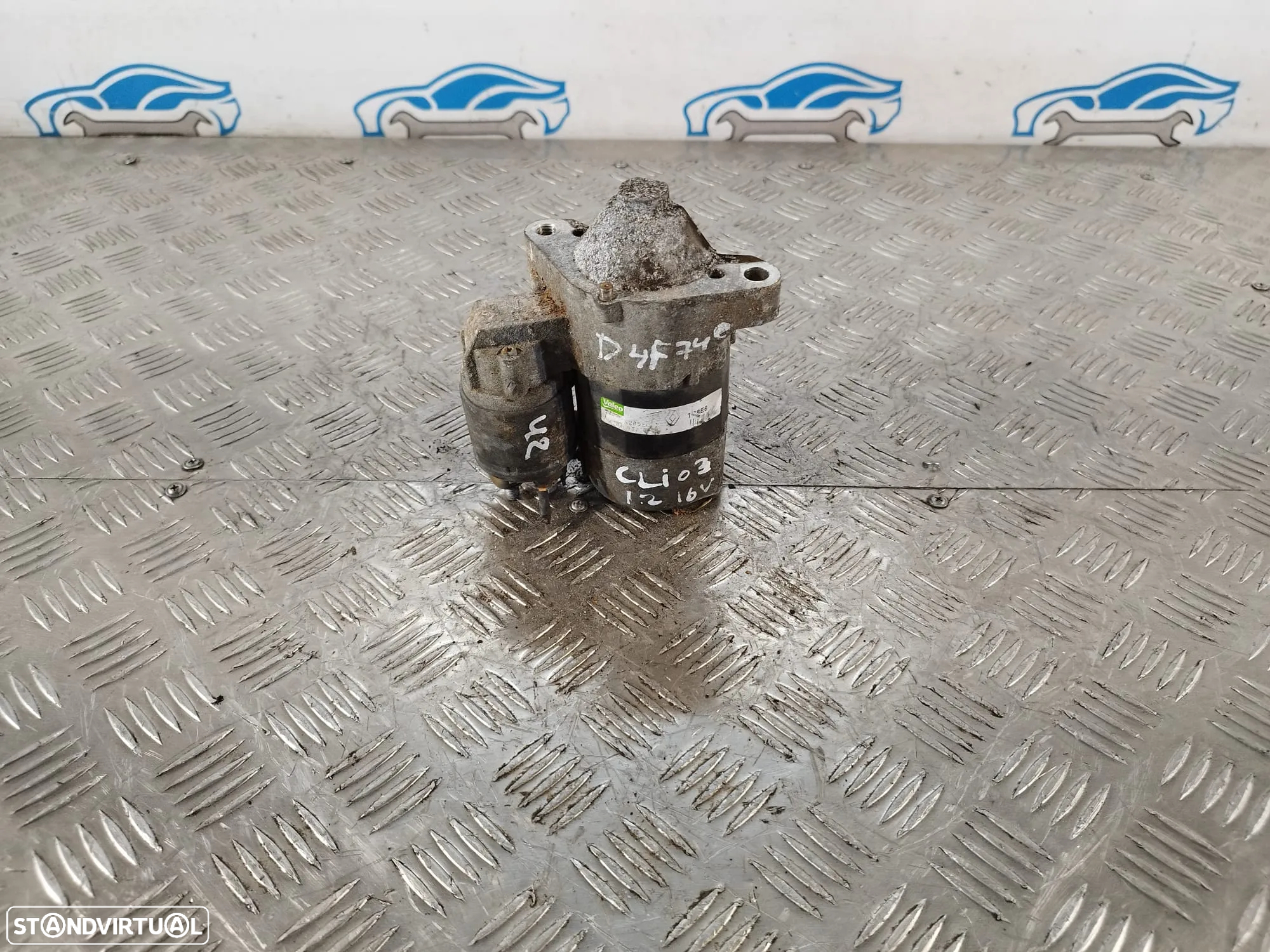 MOTOR DE ARRANQUE TS8E6 VALEO ORIGINAL  8200369521 RENAULT CLIO III MK3 1.2i 16V 75 CV D4F 740 - 3