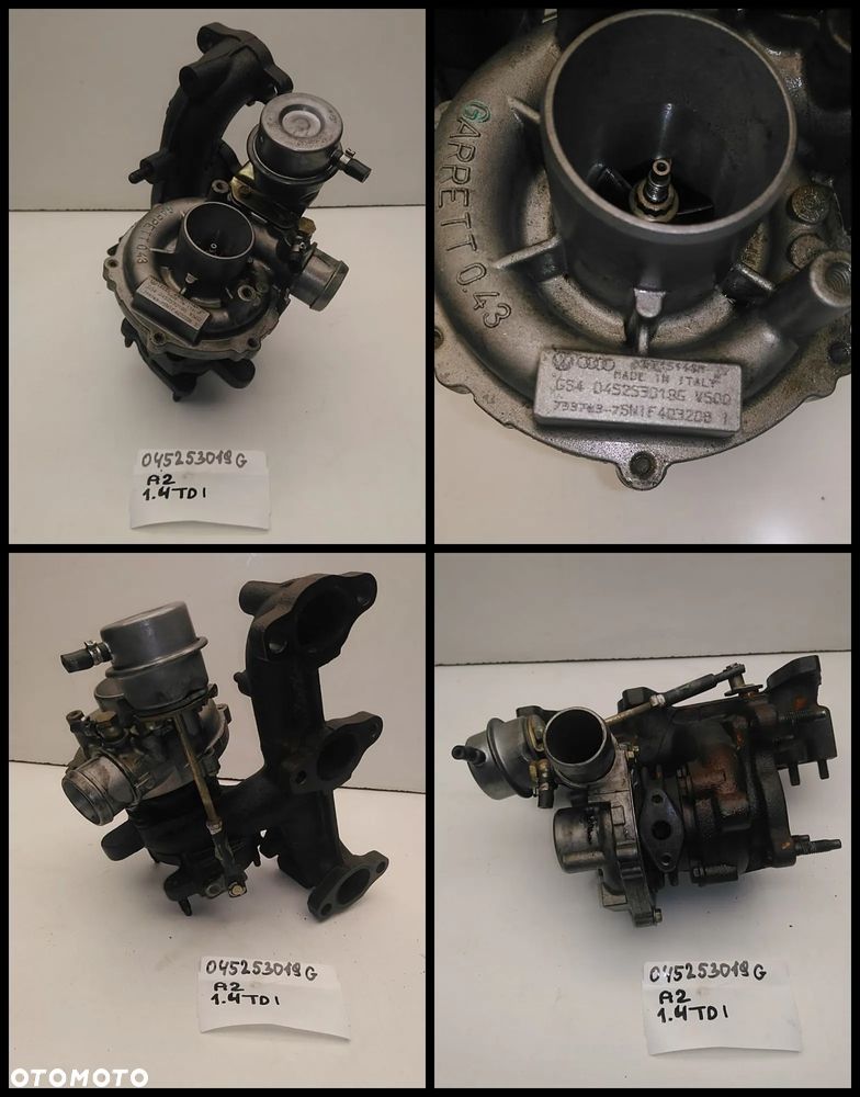SEAT SKODA VW 1.4TDI 75KM TURBOSPRĘŻARKA 045253019 - 7