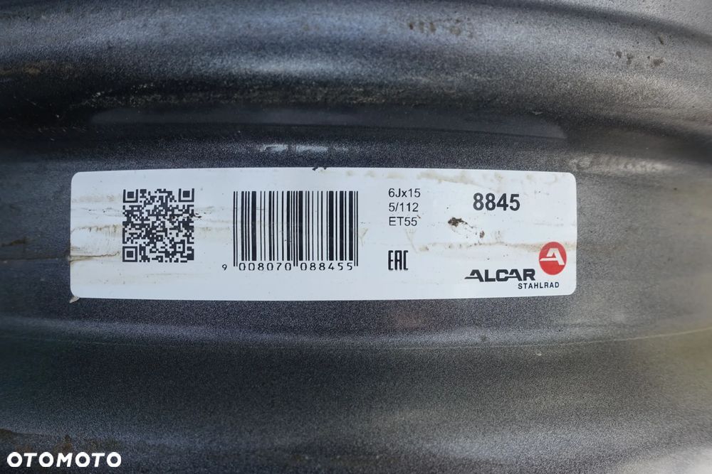FELGA STALOWA VW T4 15 6J ET 55 5x112 - 3