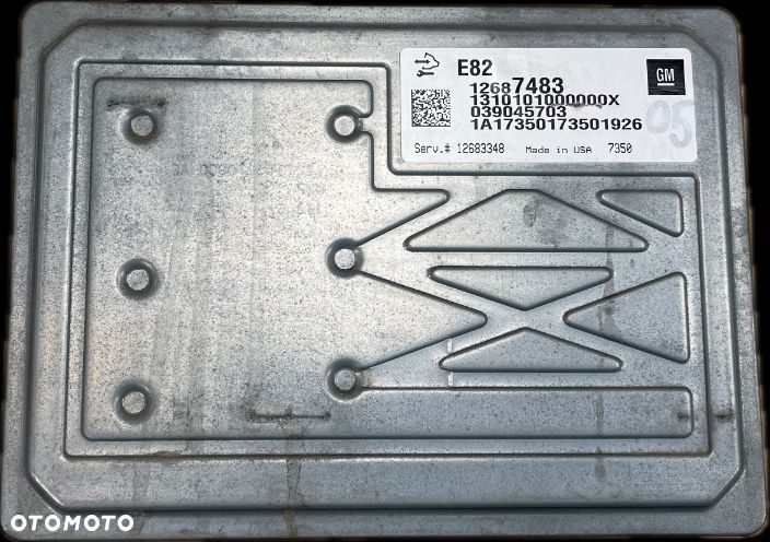 O5 BUICK ENCLAVE II 2017 - STEROWNIK SILNIKA ECU KOMPUTER E82 12687483 - 1