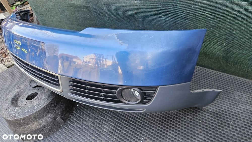 Zderzak Przód Przedni Niebieski LZ5W Belka Kratki Halogeny Audi A4 B6 Sedan Kombi - 7