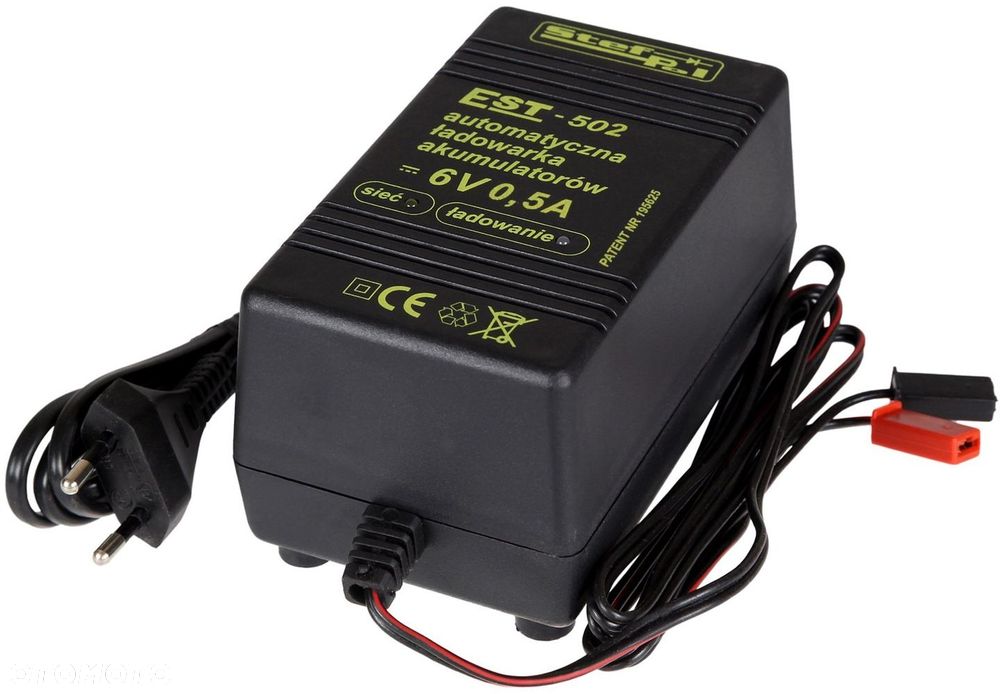 AUTOMATYCZNA ŁADOWARKA DO AKUMULATORA 6V 0,5A PL - 1