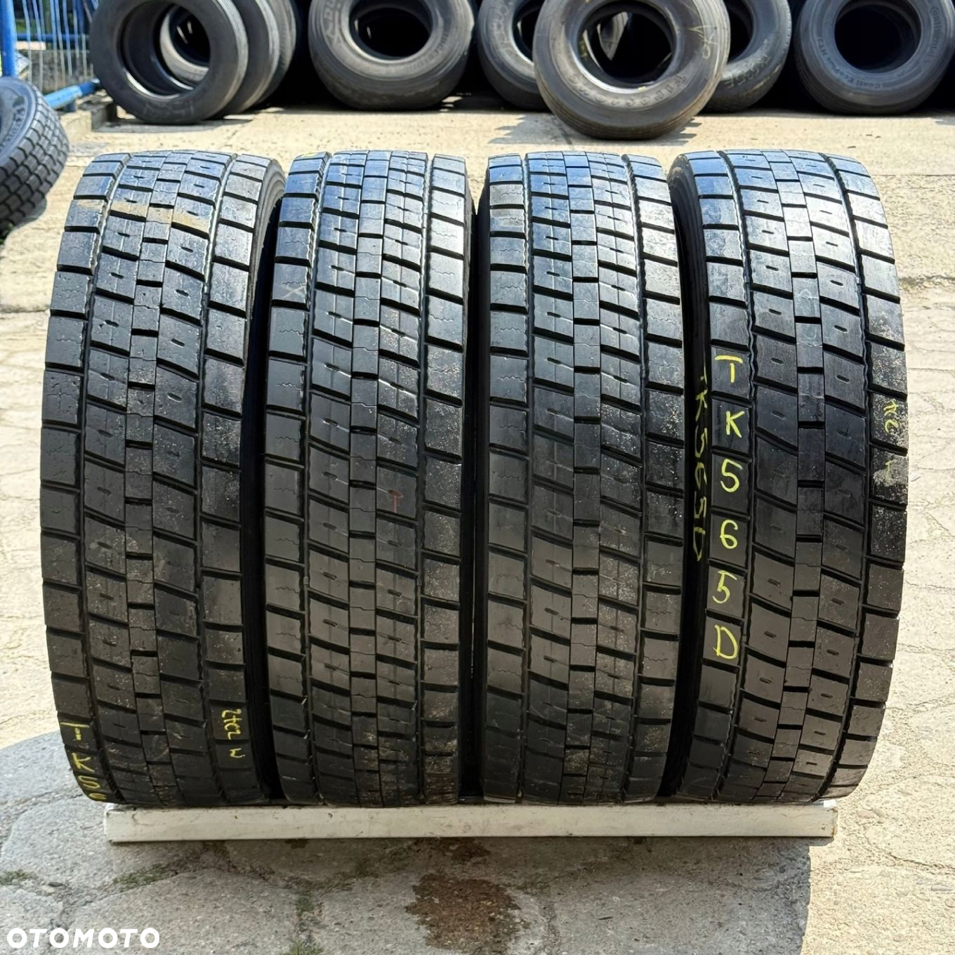315/80R22.5 BRIDGESTONE 10-12mm NAPĘD KOMPLET OPONY CIĘŻAROWE TYŁ TK565 - 8