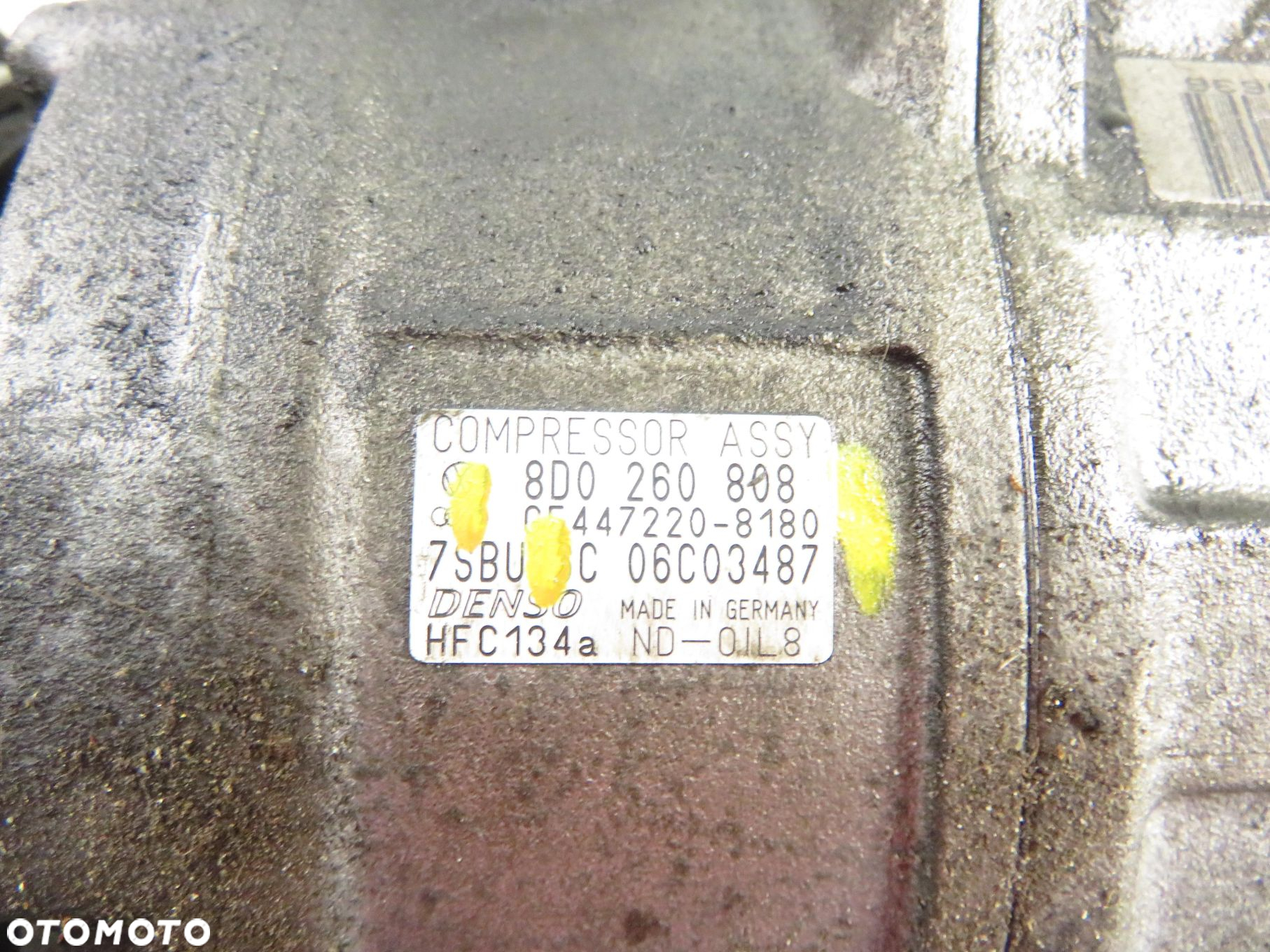 KOMPRESOR KLIMATYZACJI VW PASSAT B5 1.9 TDI 4472208180 8D0260808 - 3