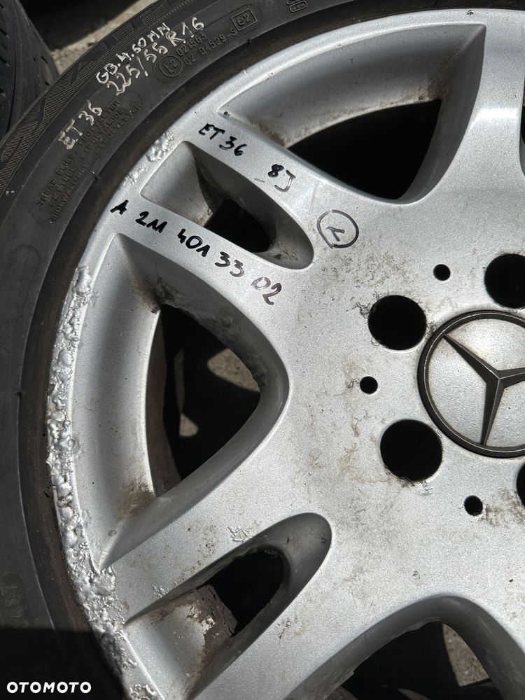MERCEDES E 211 koła felgi 16’ aluminiowe vito 639 et42 - 4