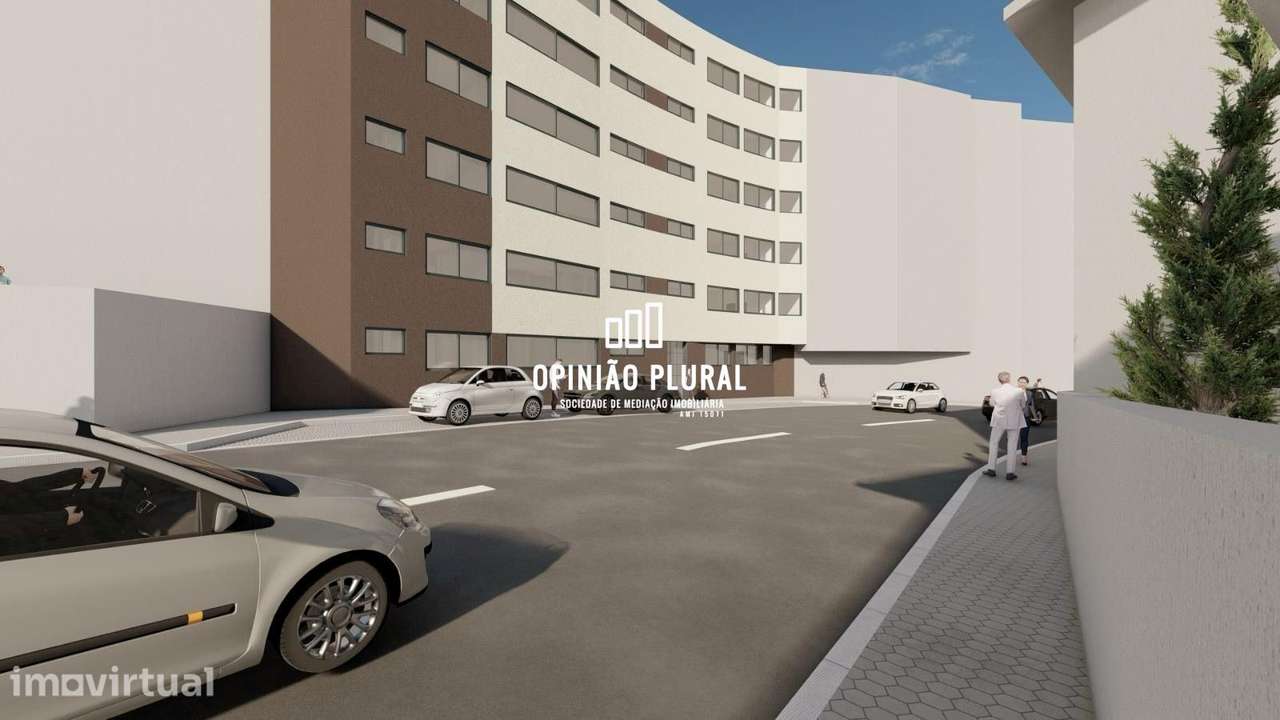 Elegante Apartamento T2 Moderno Novo à Venda em Vilar do Paraíso - Grande imagem: 2/16
