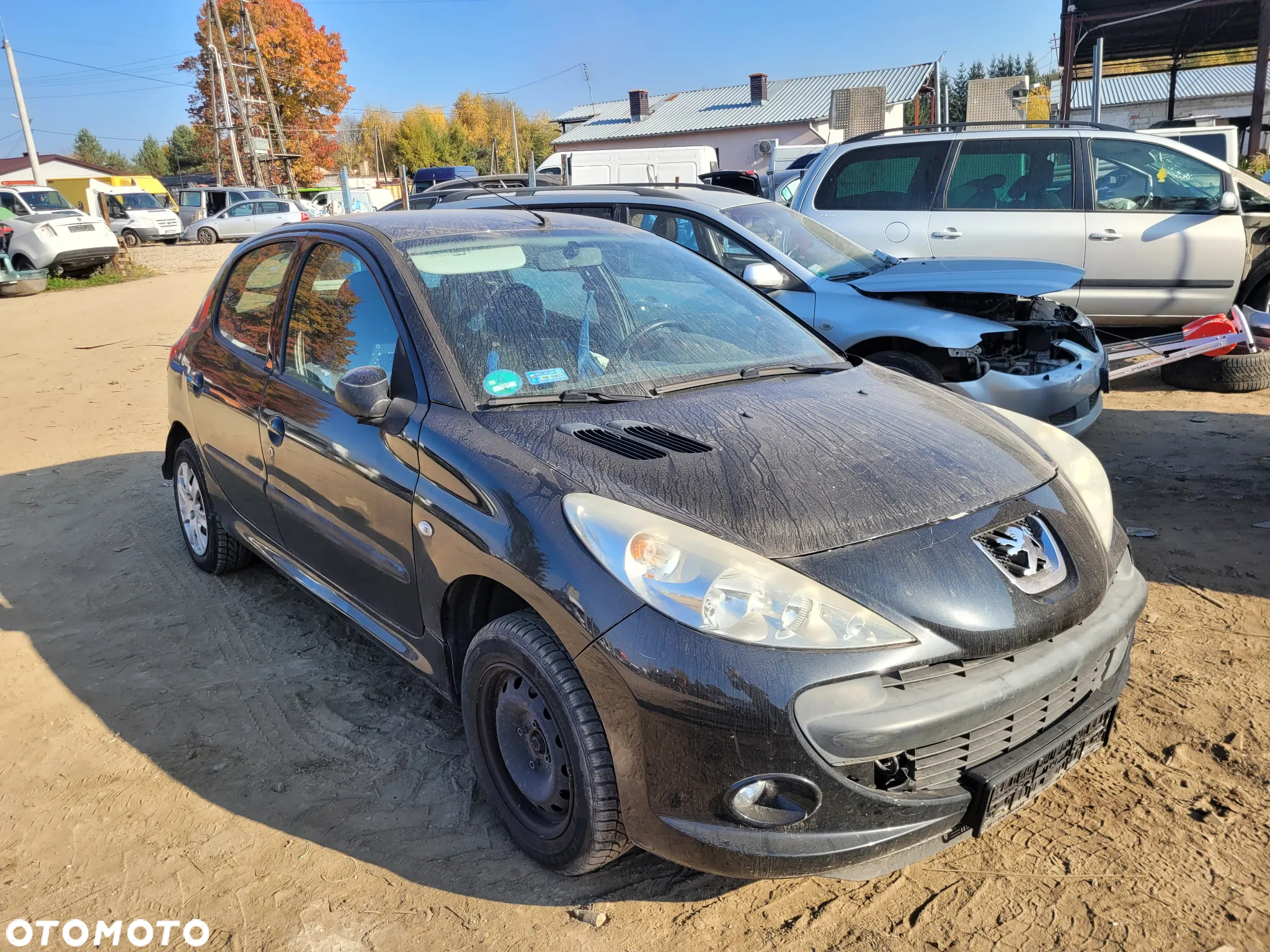 PEUGEOT 206 PLUS maska pokrywa silnika klapa bagażnika zderzak lampa reflektor pas przedni stop lampy halogeny - 2