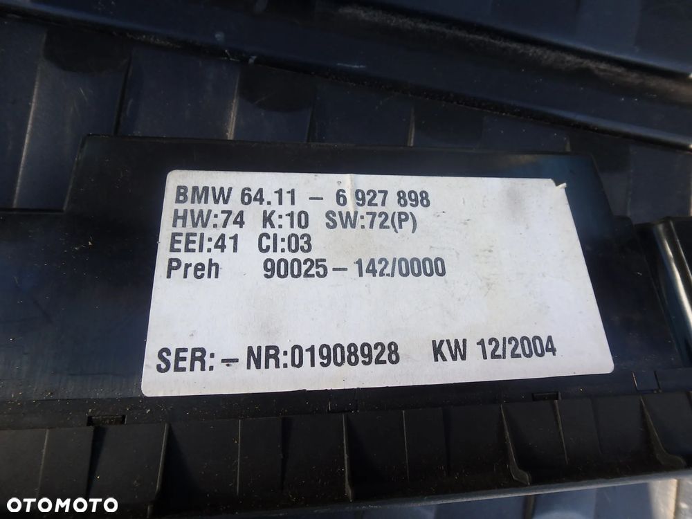 Panel klimatyzacji 6927898 BMW X5 E53 - 2