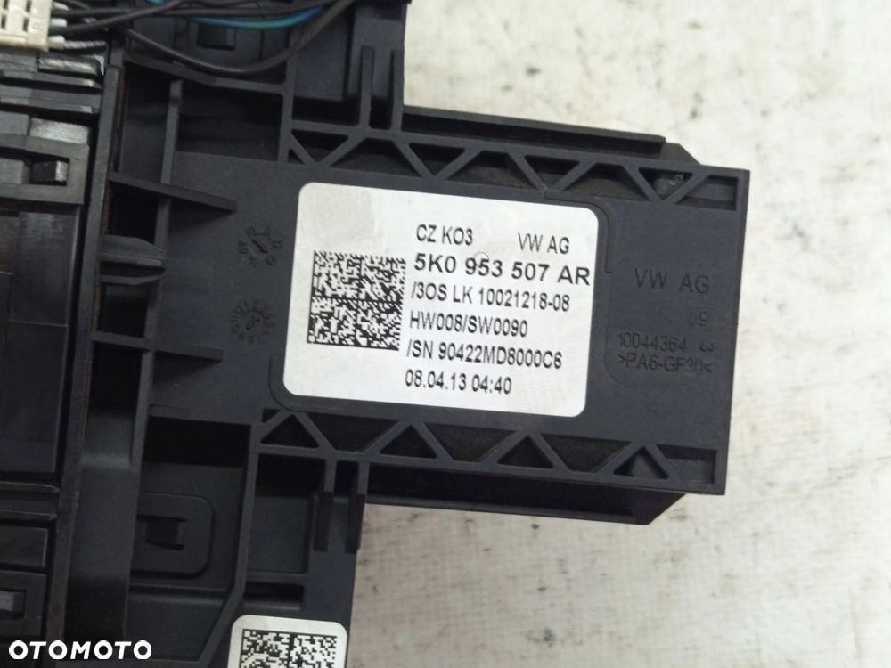 MANETKA PRZEŁĄCZNIK ZESPOLONY TAŚMA 5K0953507AR VW CADDY III 2K - 6