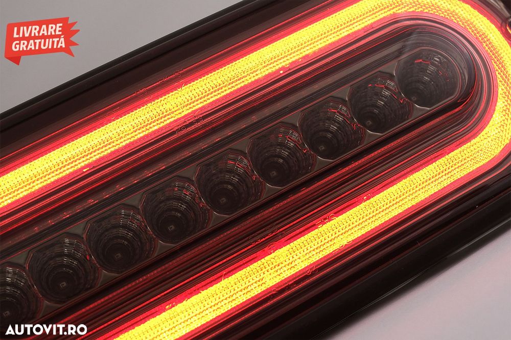 Stopuri Full LED Mercedes W463 G-Class (1989-2017) Semnal Secvential Dinamic Fumur- livrare gratuita - 7