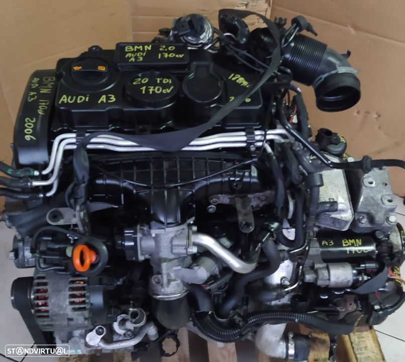 motor audi A3 2.0tdi 170cv Bmn - caixa automatica DSG 6v JPQ - 2
