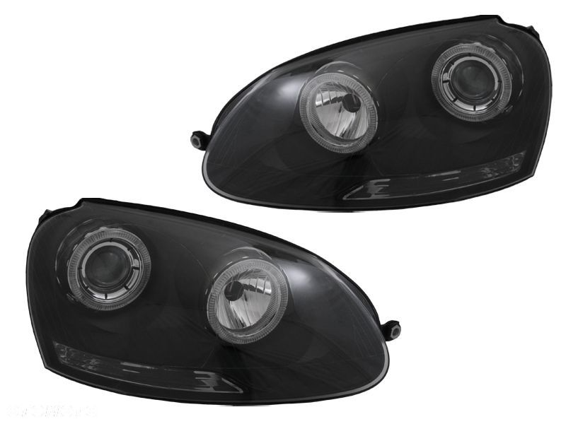 reflektor lampa kpl ringi angel golf 5 v 1k0 jetta - 1
