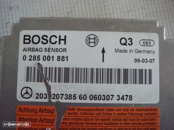 Centralina De Airbags Mercedes-Benz C-Class Coupe Sport (Cl203) - 3