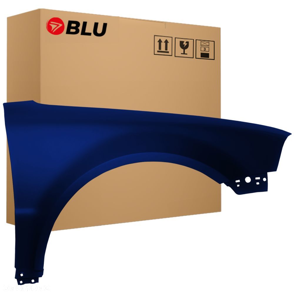 BLU Błotnik VOLKSWAGEN VW PASSAT B5 LIFT+ LA5E prawy niebieski 2000-2005 przód MaritimBlau - 1