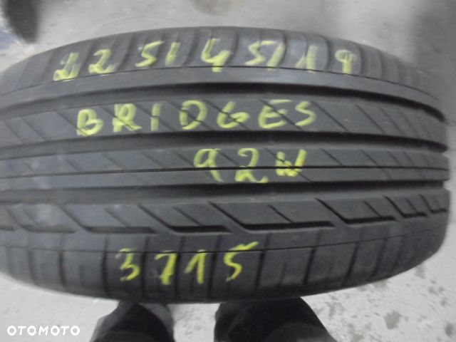 OPONA 225/45R19 Bridgstone Turanza T001 DOT:3715 7,2mm - 1