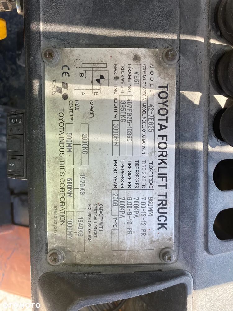 Toyota 7FG25 - 6