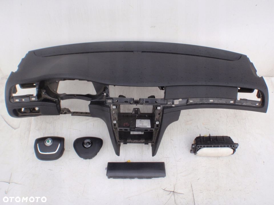 SKODA SUPERB II 2 DESKA KONSOLA AIRBAG PODUSZKI 3T - 2