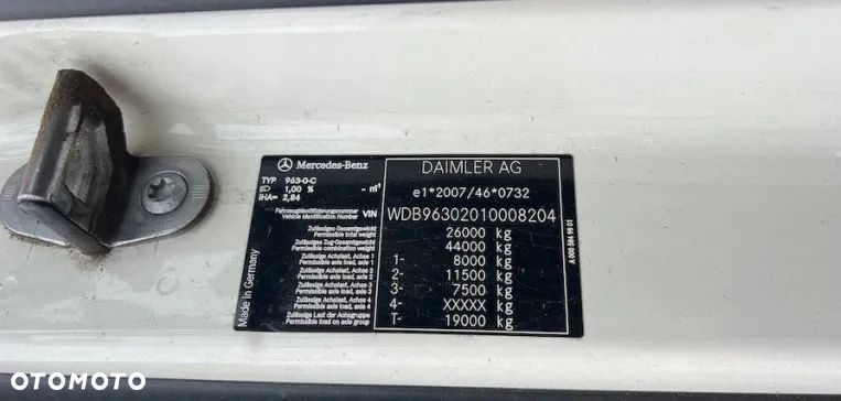 Mercedes-Benz 2545 ACTROS OŚ SKRĘTNA HAKOWIEC. - 9