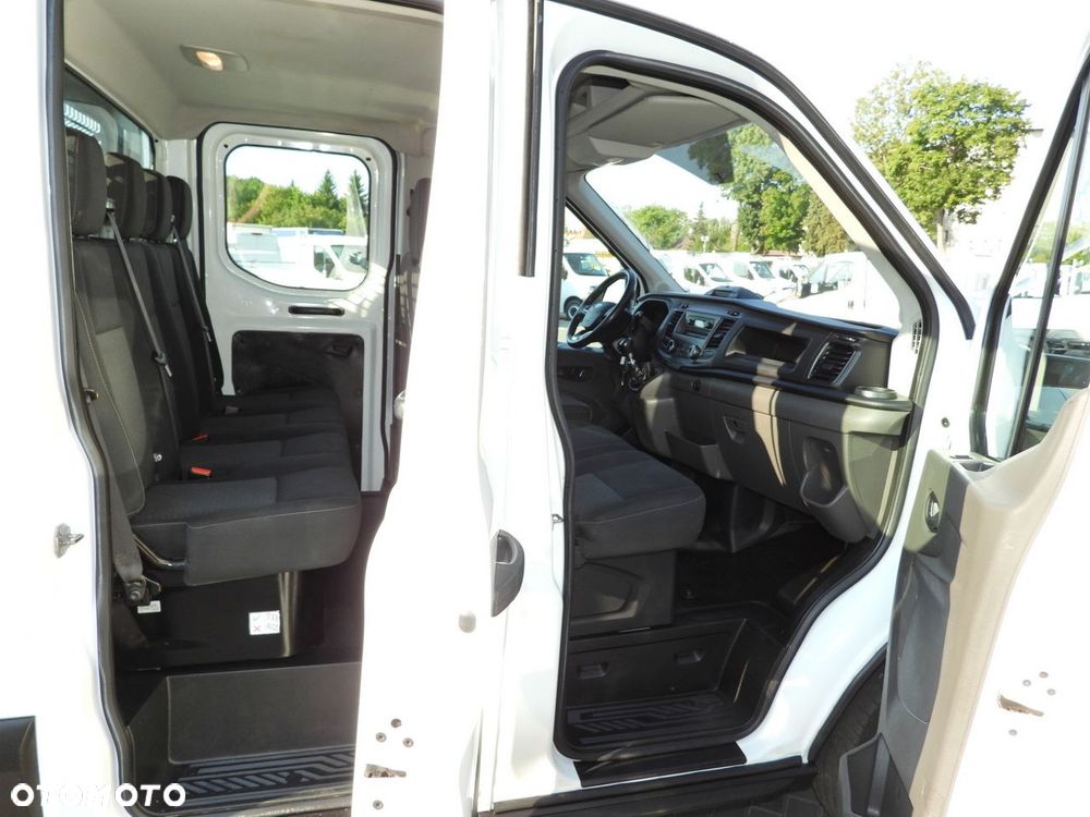 Ford TRANSIT SKRZYNIA PODWÓJNA KABINA DOKA 7 MIEJSC BLIŹNIACZE KOŁA KLIMATYZACJA  130KM - 40