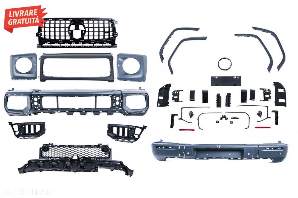 Bara Fata Completa Mercedes G-Class W463 Facelift (2018-Up) G63 Design - 1