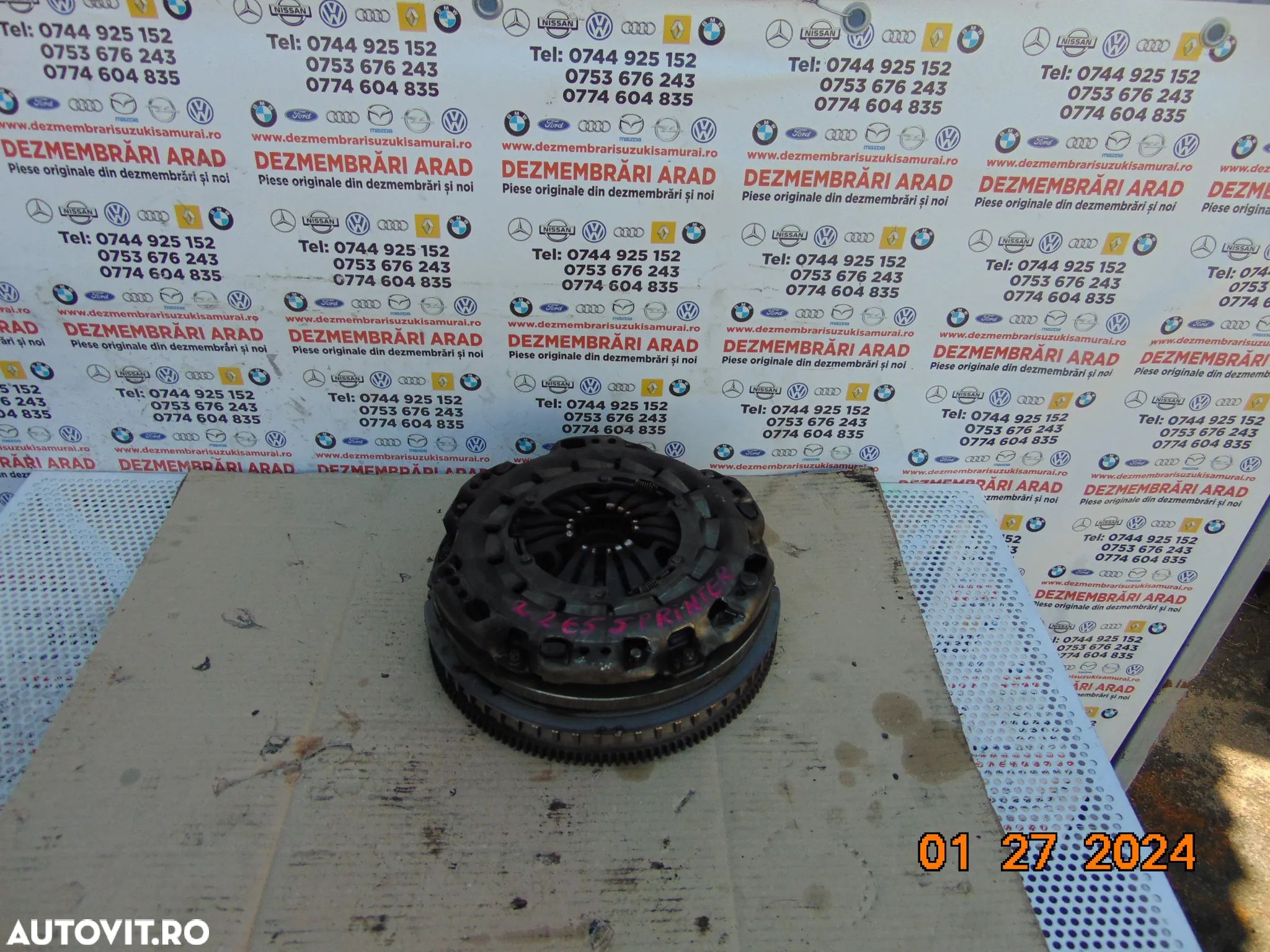 Volanta Mercedes Sprinter 2.2 euro 5 w906 kit ambreiaj placa disc volanta - 1