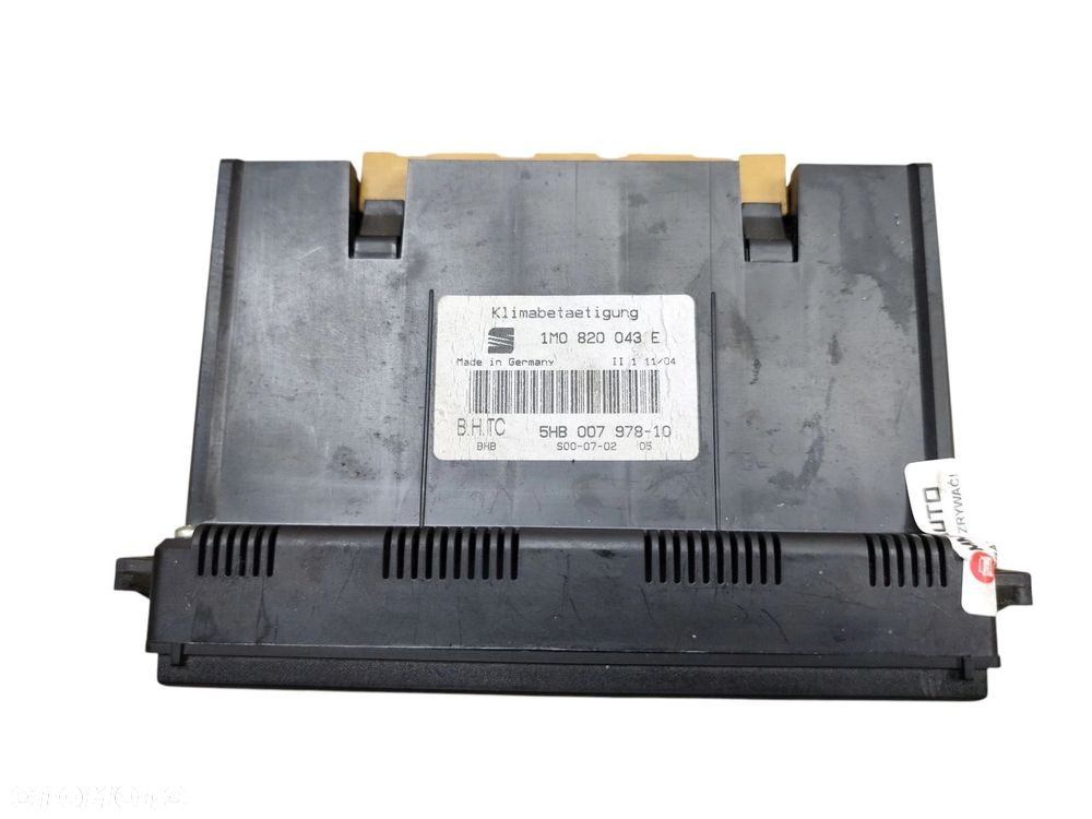 PANEL KLIMATYZACJI CLIMATRONIC SEAT LEON I (1999-2005) 1.6 16V 105KM 1M0820043E - 4