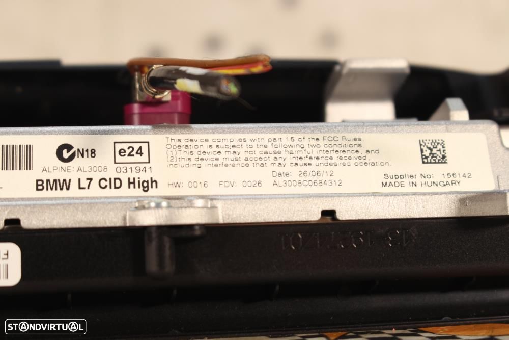 Display / Ecrã Bmw 3 (F30, F80)  65509281688 / 9281688 / 8 - 8