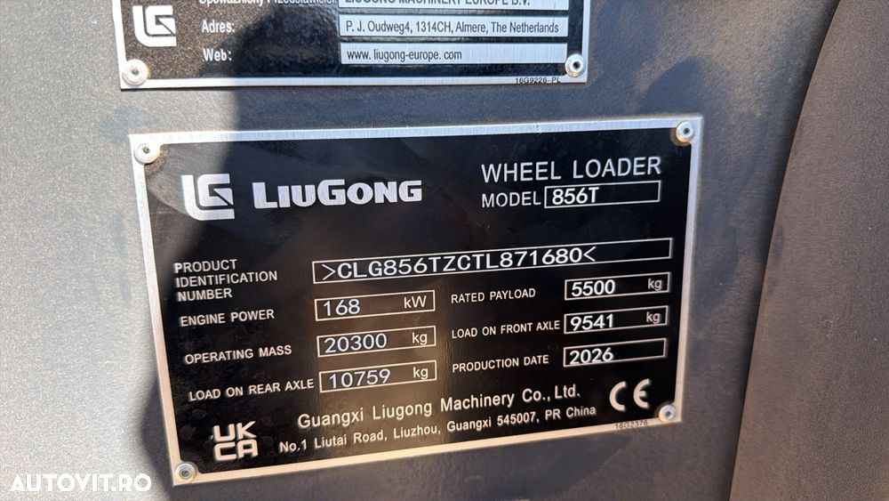 Liugong 856T Incarcator Frontal - 8