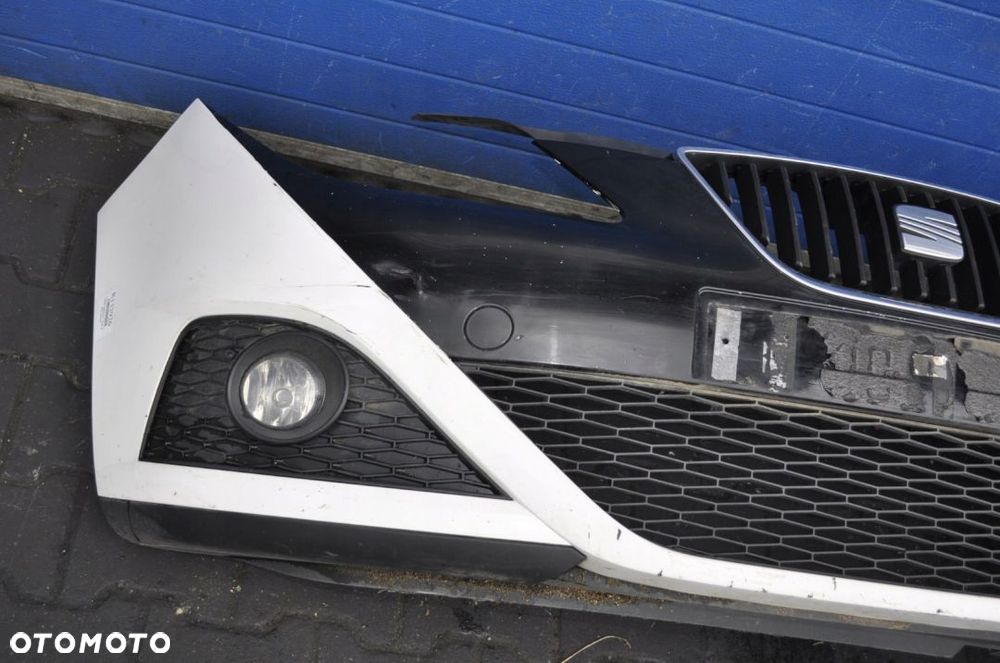 SEAT IBIZA IV ZDERZAK PRZÓD PRZEDNI HLAOGENY - 9