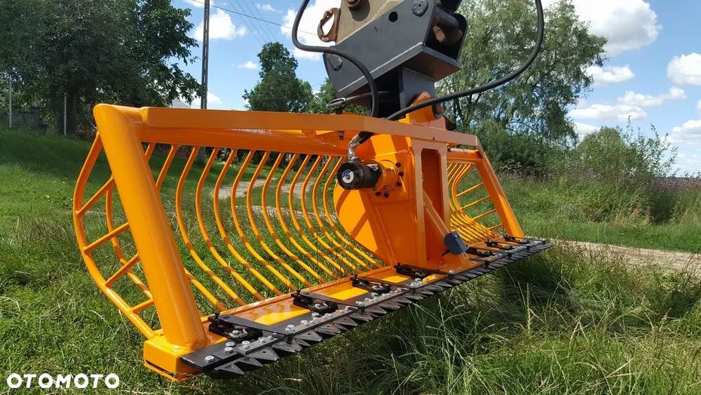 Łyżka kosząca Landreus 2m do minikoparki - 2
