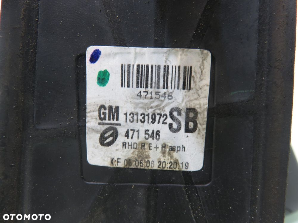 LUSTERKO PRAWE OPEL ZAFIRA B Z157 5 PIN 13131972 - 3