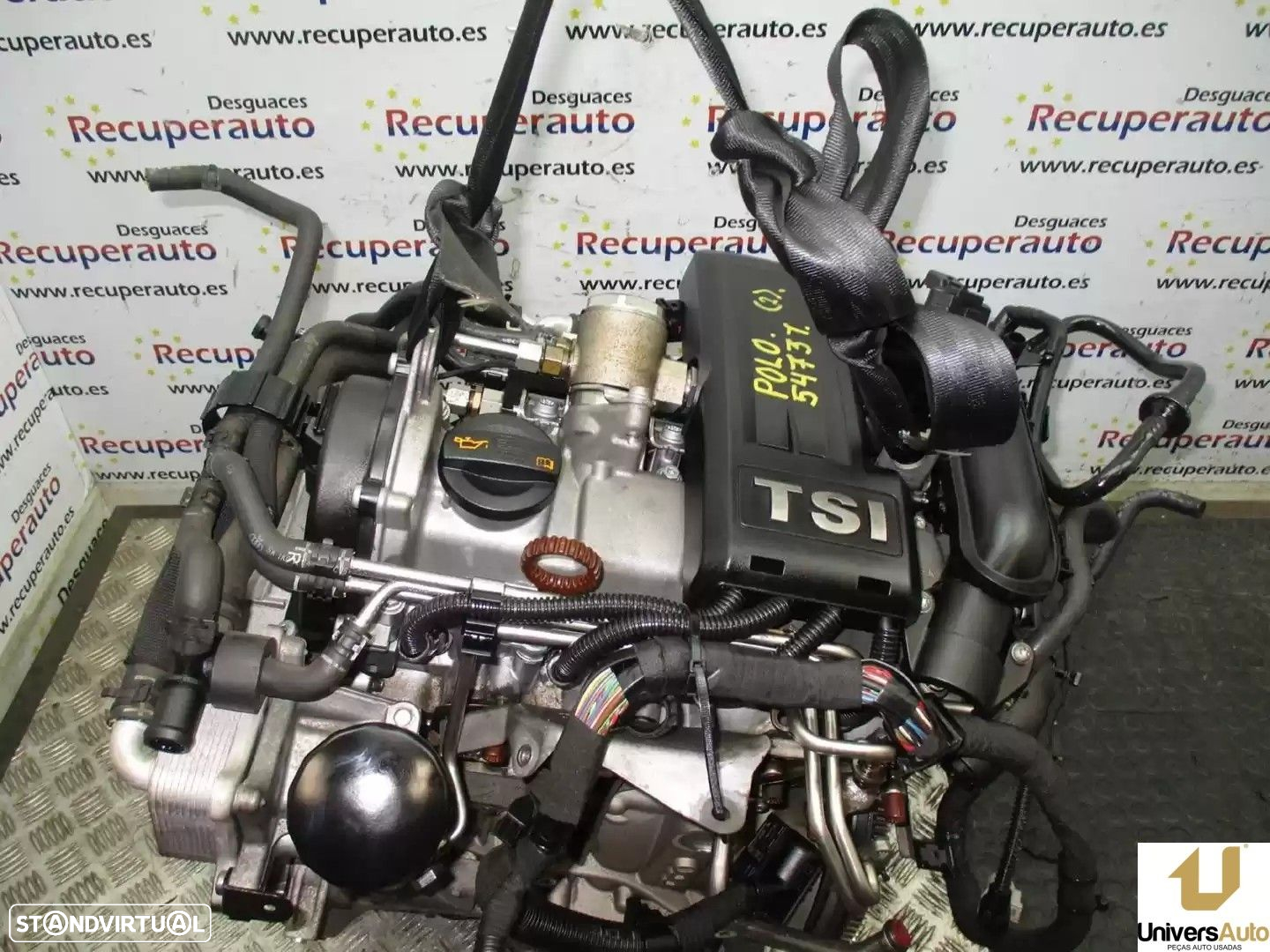 MOTOR COMPLETO VOLKSWAGEN POLO 2013 -CBZ - 5