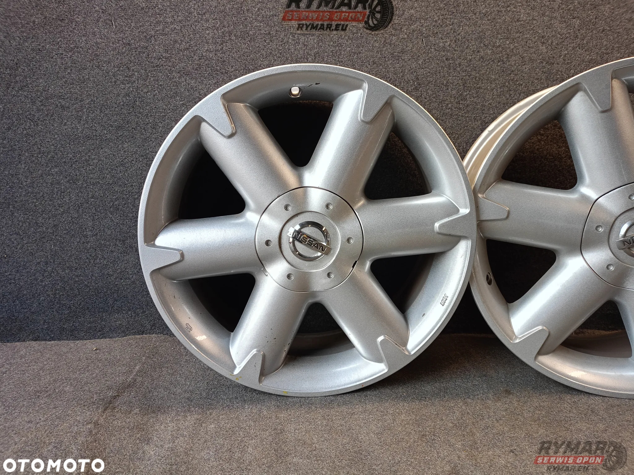 ŚLĄSK 7.5X18" 5x114,3 ET40 ORYGINAŁ NISSAN OE KOMPLET - 2