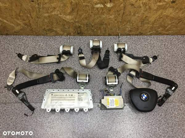 BMW F01 poduszka kierowcy pasazera pasy modul KPL