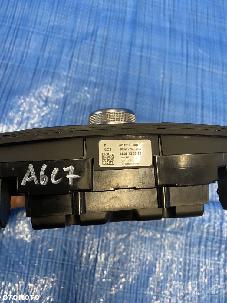 AUDI A6 C7 A7  11-18R PANEL STEROWANIA MMI RADIA NAWIGACJI 4G1919610C  EUROPA  ORYGINAŁ - 5