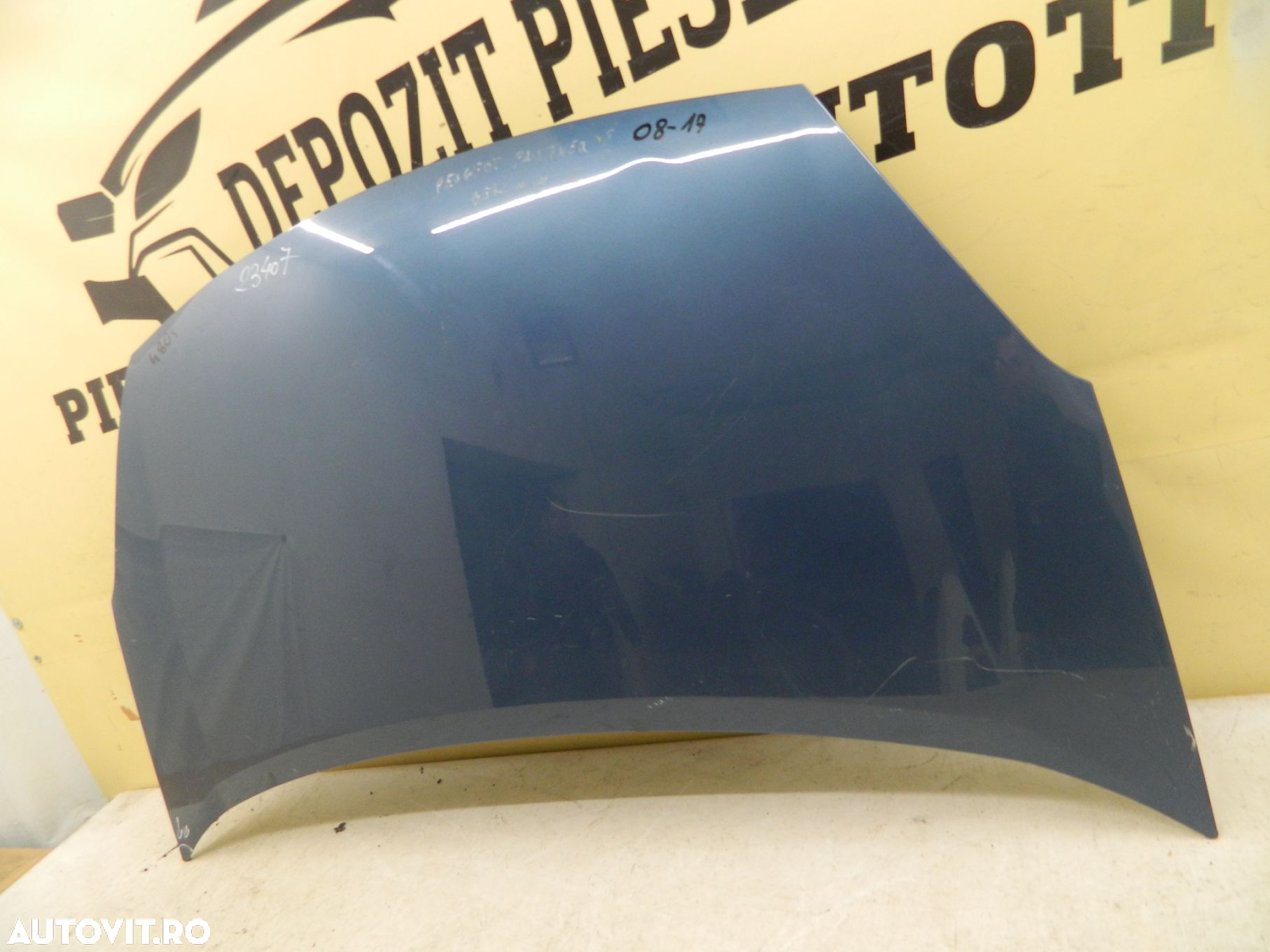 Capota motor Peugeot Partner / Citroen Berlingo, 2008, 2009, 2010, 2011, 2012, 2013, 2014, 2015, 2016, 2017. - 4