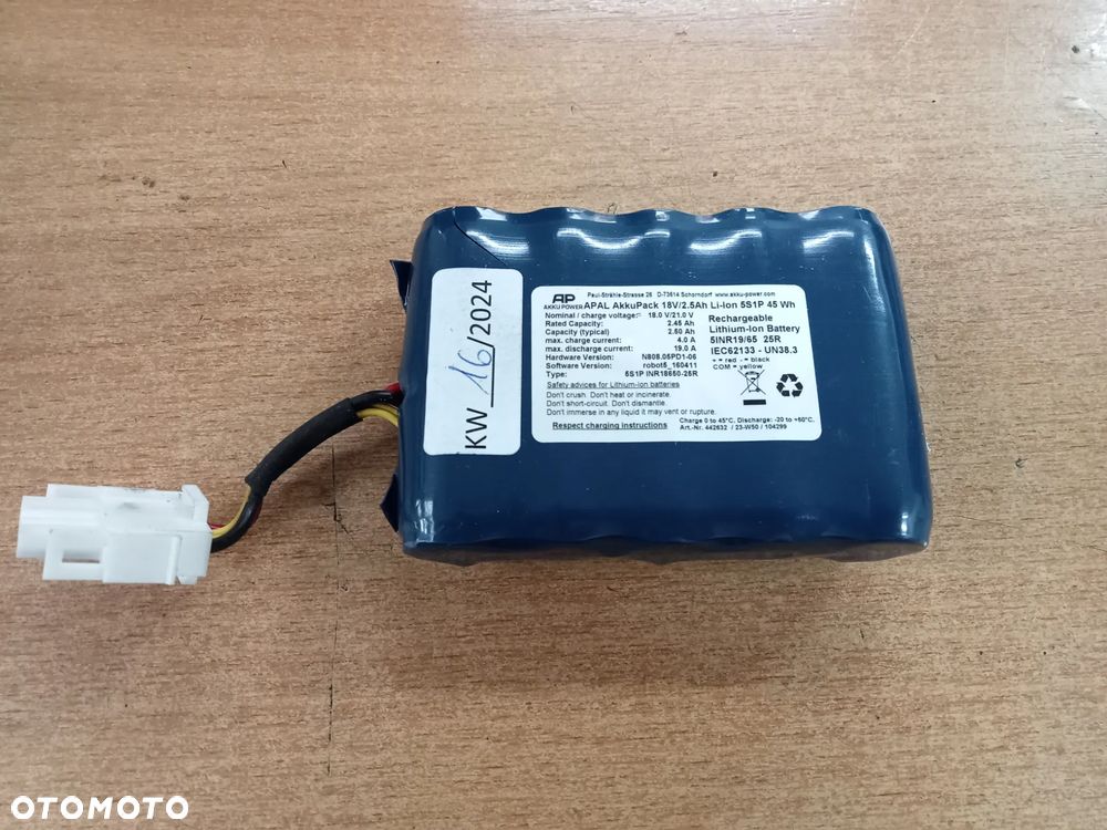 bateria do robota alko 500 - 1