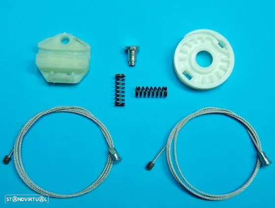 Kit reparação elevador vidros Opel Corsa Frontera Meriva Adam Tigra NOVO - 2