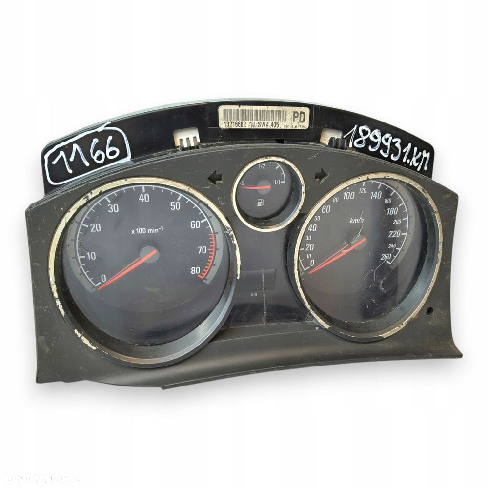 LICZNIK ZEGARY 13216682 PD Opel Astra H Zafira B 1.6 1.8 B 189 931km europa - 8