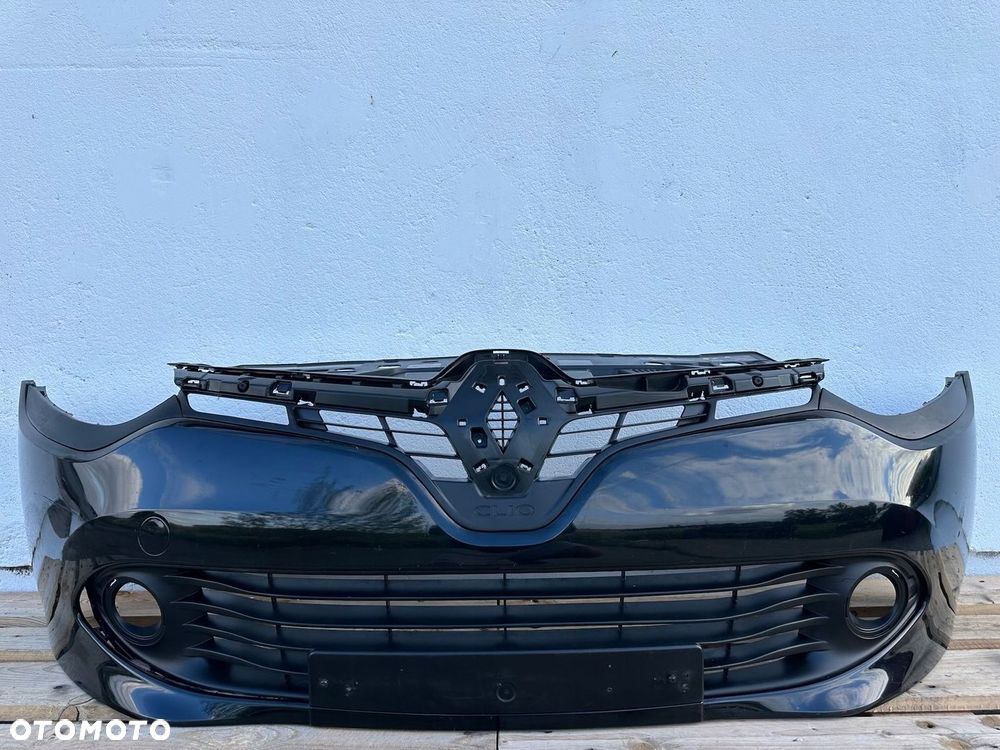 ZDERZAK PRZÓD PRZEDNI RENAULT CLIO IV 4 2012- 620221112R  GRILL KRATKA LIS - 1