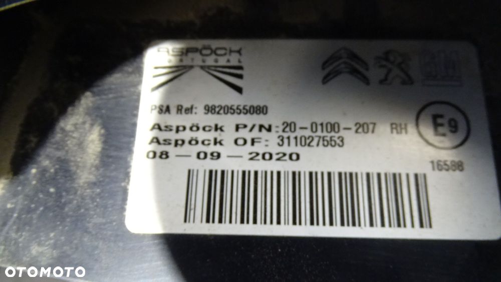 LAMPA PRAWA TYLNA CITROEN BERLINGO III COMBO E PROACE - 8