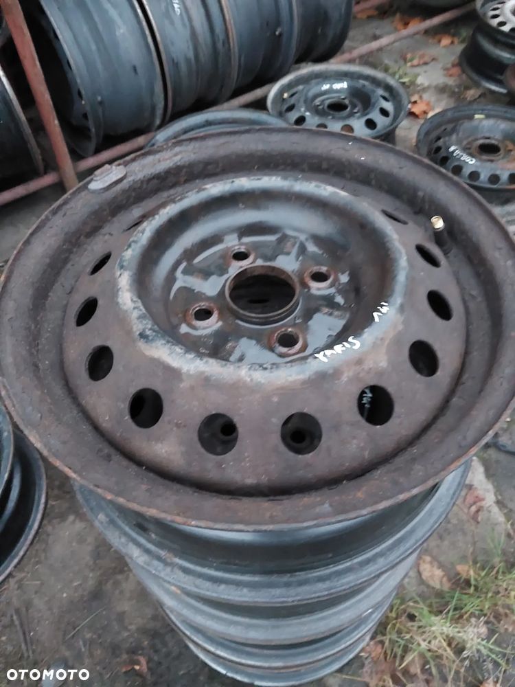 Felgi stalowe 14" cali komplet Toyota 4x100 Oryginalne - 4