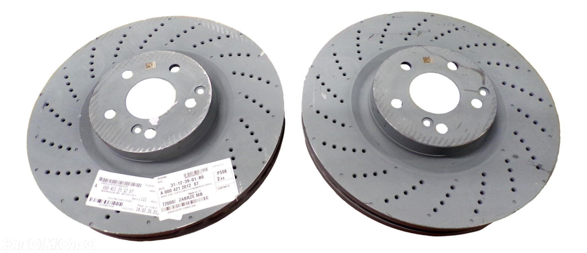 MERCEDES W212 W221 W216 Tarcze hamulcowe przod - 1