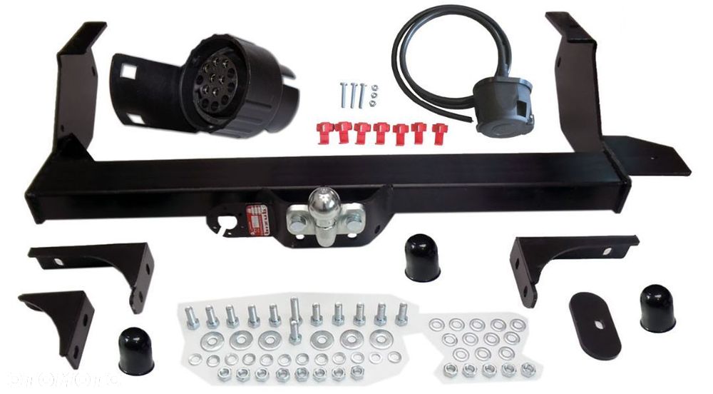 PEUGEOT BOXER1 I CITROEN JUMPER FIAT DUCATO HAK HOLOWNICZY + WIĄZKA + ADAPTER 7P/13PIN - 18