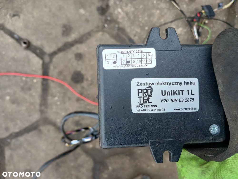 Hak holowniczy Skoda Octavia 2 II Lift FL Kombi tabliczka wiązka moduł świateł 04-13 - 2