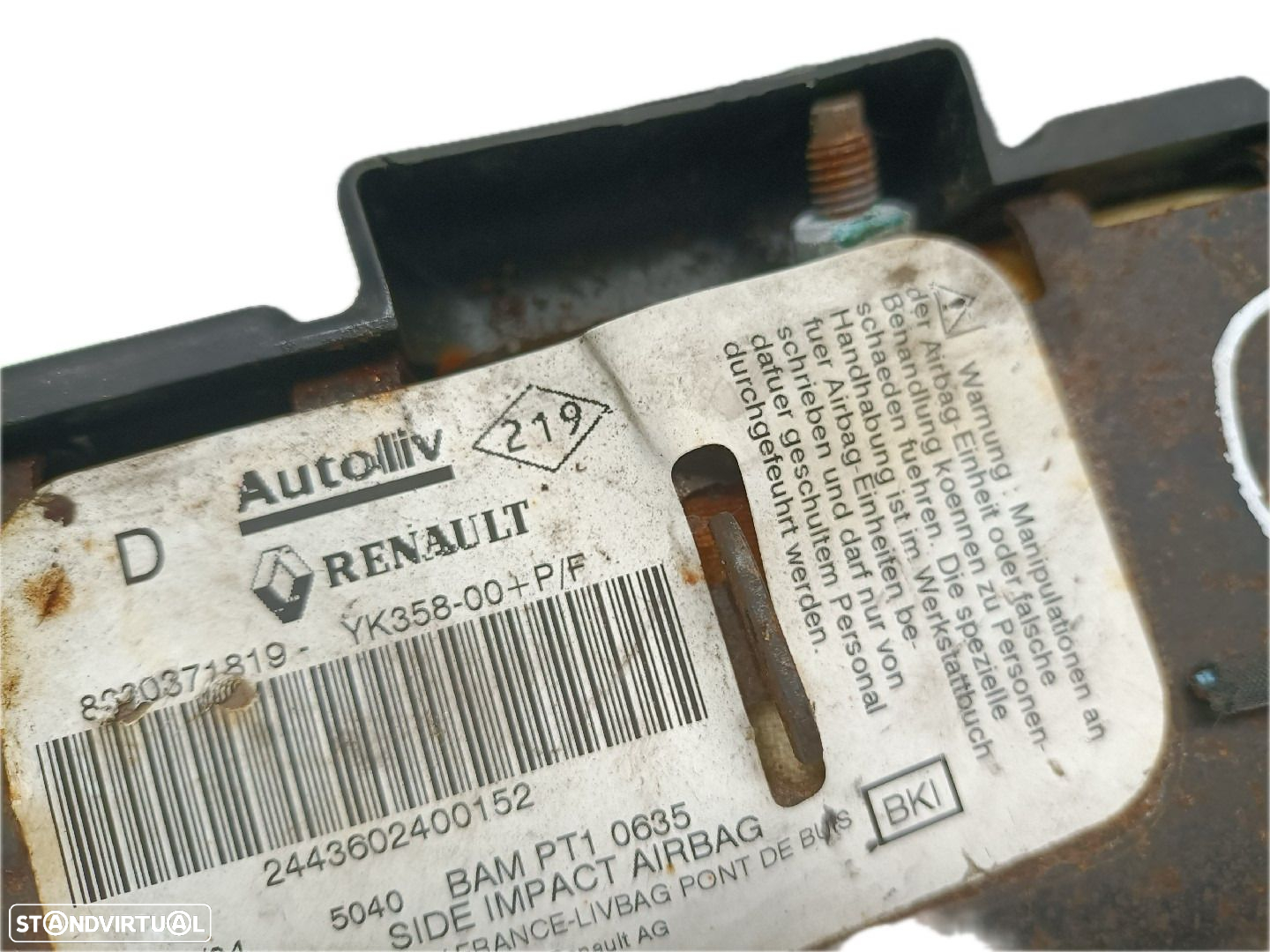 Airbag Banco  Renault Megane Iii Hatchback (Bz0/1_) - 3